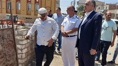 إزالة 21 تعديا بالبناء على الأراضي الزراعية وأملاك الدولة بسمالوط 