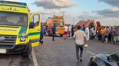 بالأسماء.. إصابة 7 أشخاص جراء حادث بشع في أسوان