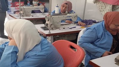 القوى العاملة: ختام برنامج تدريبى للفتيات على التفصيل والخياطة بدمياط 