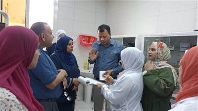 جولة مفاجئة لمسئولي الصحة بالمنوفية على مستشفيات منوف 