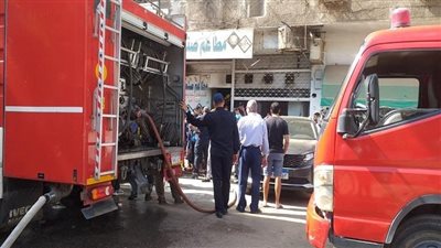  ماس كهربائي وراء تفحم بعض محتويات مطعم بالمعادي