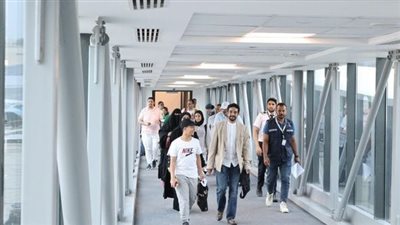 مطار سفنكس الدولى يستقبل أولى رحلات شركة طيران الجزيرة القادمة من الكويت