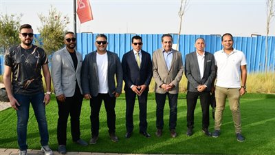 صبحي يشهد الموتمر الصحفي للإعلان عن بطولة البوسكو الدولية الثانية للبادل 