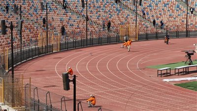 انتشار الأمن باستاد القاهرة لتأمين مباراة الأهلي والترجي الليلة