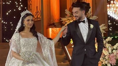 هدية والدها وحضور كل نجوم مصر.. لقطات من زفاف ابنة حميد الشاعري (صور)