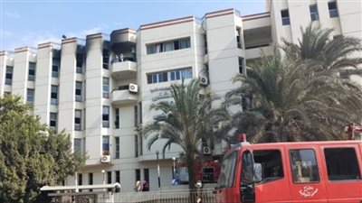 تفاصيل اندلاع حريق بـ المستشفى التعليمي بشبين الكوم في المنوفية