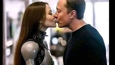 إيلون ماسك يثير الجدل بصورة جديدة مع روبوت أنثوي ساخن