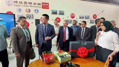 وفد الصين يفتتح المدرسة الفنية المتقدمة لتكنولوجيا الصيانة بإدارة شرق مدينة نصر