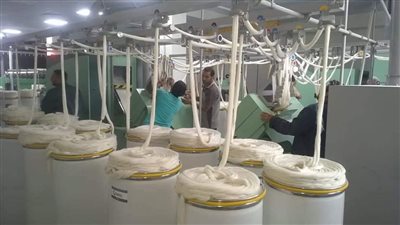  لإنتاج 15 طنا يوميا.. تشغيل مصنع غزل 4 بالمحلة الكبرى تجريبيًا الأسبوع المقبل