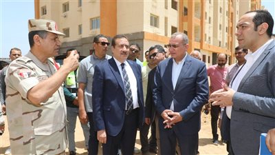 تفاصيل جولة محافظ المنوفية ورئيس صندوق التنمية الحضرية بقرية الراهب بشبين الكوم