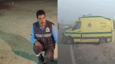 بالصور.. مصرع مُسعف وإصابة 5 أشخاص في حادث انقلاب سيارة إسعاف بسوهاج