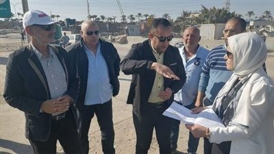رئيس جهاز دمياط الجديدة يتفقد منطقة الميناء ومحاور الطرق ومحطة معالجة الصرف الصحي