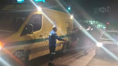 إصابة شخصين في انقلاب ملاكي أعلى الطريق الصحراوي الغربي