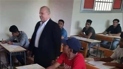 تعليمات هامة أثناء تفقد وكيل تعليم دمياط لجان امتحانات الدبلوم الفنية