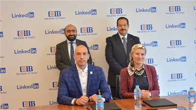 البنك التجاري الدولى-مصر CIB يوقع مذكرة تفاهم مع منصةLinkedIn لتعزيز مهارات الشباب