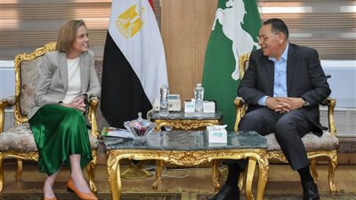 محافظ الشرقية يلتقي سفيرة دولة النرويج لدى القاهرة