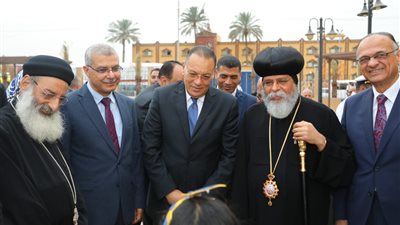 رئيس جامعة الزقازيق يشهد احتفالية ذكرى دخول العائلة المقدسة منطقة تل بسطة