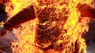 شاب يقتل ابن عمته ويحرق منزل عائلته بحلوان في عز النهار