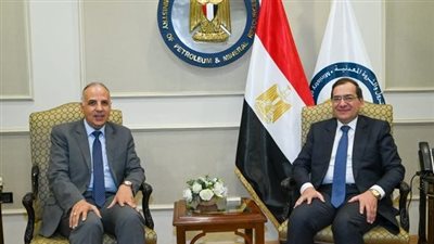 وزيرا الري والبترول يناقشان عددا من ملفات التعاون المشترك 