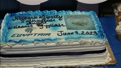 انطلاق أولى رحلات مصر للطيران الناقل الوطنى إلي ولاية نيوجيرسي بأمريكا