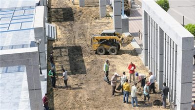 رفع كفاءة وإحلال وتجديد النجيلة الطبيعية بالنصب التذكاري لمحافظة الدقهلية