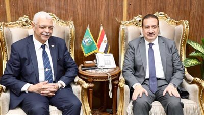 تفاصيل لقاء محافظ المنوفية برئيس الجامعة