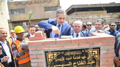 محافظ الغربية يضع حجر الأساس لإنشاء مجلس مدينة المحلة الجديد