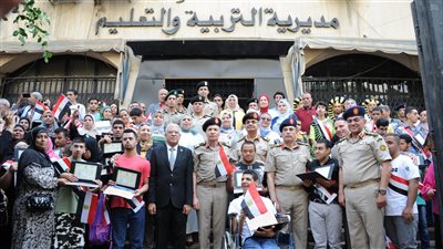 القوات المسلحة تقدم تيسيرات لطلبة مدارس التربية الفكرية من ذوى الهمم لإنهاء مواقفهم التجنيدية