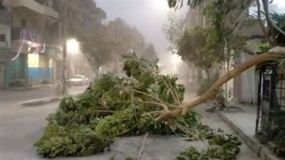  رياح شديدة وعواصف ترابية تضرب محافظة المنيا