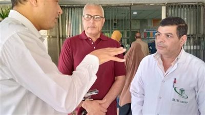 جولة مفاجئة لمسئول كبير بالمنوفية على مستشفيات بركة السبع المركزي وقويسنا
