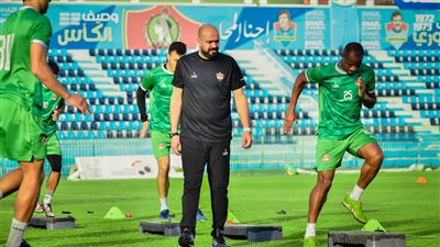 تدريبات ومحاضرات فنية للاعبي غزل المحلة قبل مواجهة الزمالك بالدورى الممتاز