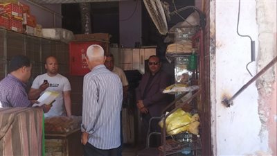 حملة موسعة على المخابز البلدية والأسواق بالمنيا 