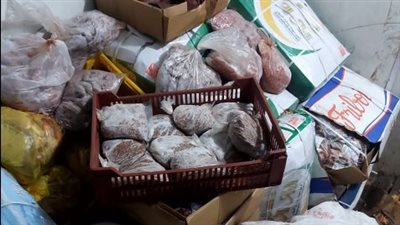 قبل العيد.. ضبط لحوم فاسدة داخل محل مجمدات بباب الشعرية 