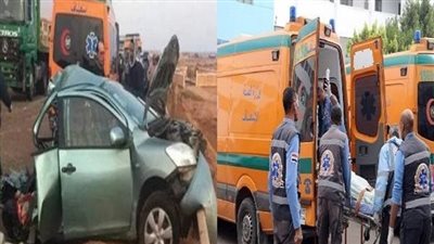 إصابة 3 أشخاص في حادث بشع على الطريق الغربي بسوهاج