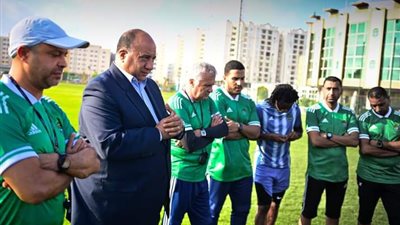 مصيلحي يحفز لاعبي الاتحاد السكندري قبل مواجهة بيرميدز في الكأس 