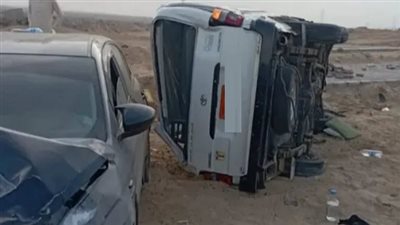 بالأسماء.. تفاصيل إصابة 8 أشخاص في حادث تصادم سيارتين بسوهاج