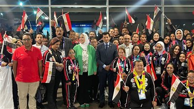 وزيرا الشباب والرياضة والتضامن الاجتماعي يستقبلان بعثة الأولمبياد الخاص العائدة من برلين