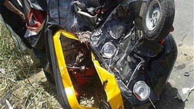 إصابة 3 أشخاص في انقلاب توك توك بالمنيا 