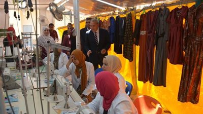 محافظ القليوبية يتفقد عددا من مشروعات حياة كريمة بشبين القناطر 