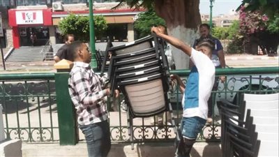 جهود مكثفة لنظافة كورنيش النيل ورفع مخلفات ذبح الأضاحي من أمام المجازر بالمنيا