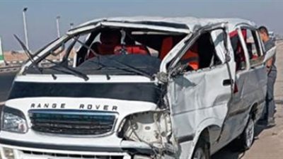 حصاد حوادث الطرق بمحافظات المنيا والجيزة والشرقية 