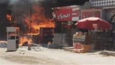 الدفع بـ3 سيارات إطفاء للسيطرة على حريق مطعم في 6 أكتوبر