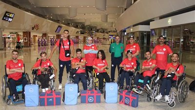 وصول المنتخبات المشاركة في بطولة إفريقيا للبوتشا المقامة بمصر