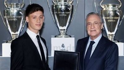 ريال مدريد يقدم لاعبه الجديد جولر لوسائل الإعلام.. صور