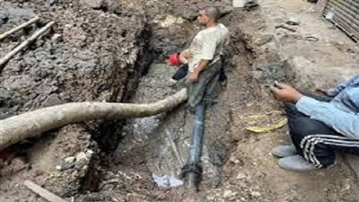 كسر مفاجئ.. قطع المياه عن منطقتين في الإسماعيلية