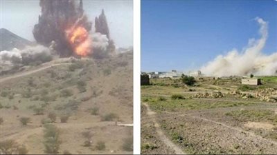 مليشيا الحوثي الإرهابية تفجر منزلي مواطن في صرواح غرب مأرب