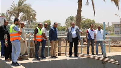 مياه المنيا تواصل تجديد محطة معالجة الصرف الصحي بأبوقرقاص ضمن مشروعات حياة كريمة 