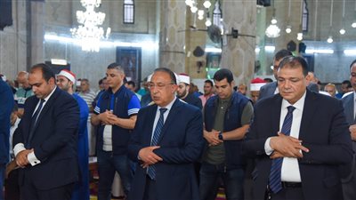 محافظ الإسكندرية يشهد احتفالية العام الهجري الجديد بمسجد أبو العباس