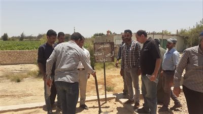 استرداد 303 فدان وإزالة 157 حالة تعد بالبناء على الأراضي الزراعية وأملاك الدولة بالمنيا
