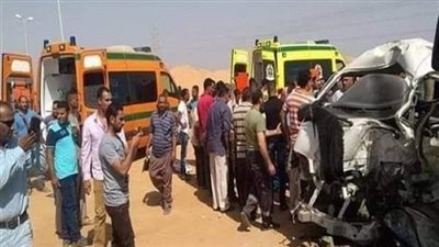 بالأسماء والعناوين.. مصرع وإصابة 6 شباب في حادث انقلاب سيارة بسوهاج